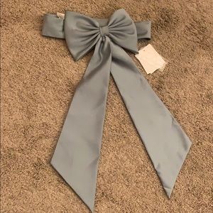 David’s bridal dusty blue bow/sash